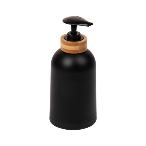 Maison Sucasa Soap Dispenser, 16oz, Pump, Hand Soap, Dish Soap Dispenser for Kitchen, Bathroom, Refillable, Plastic, Black